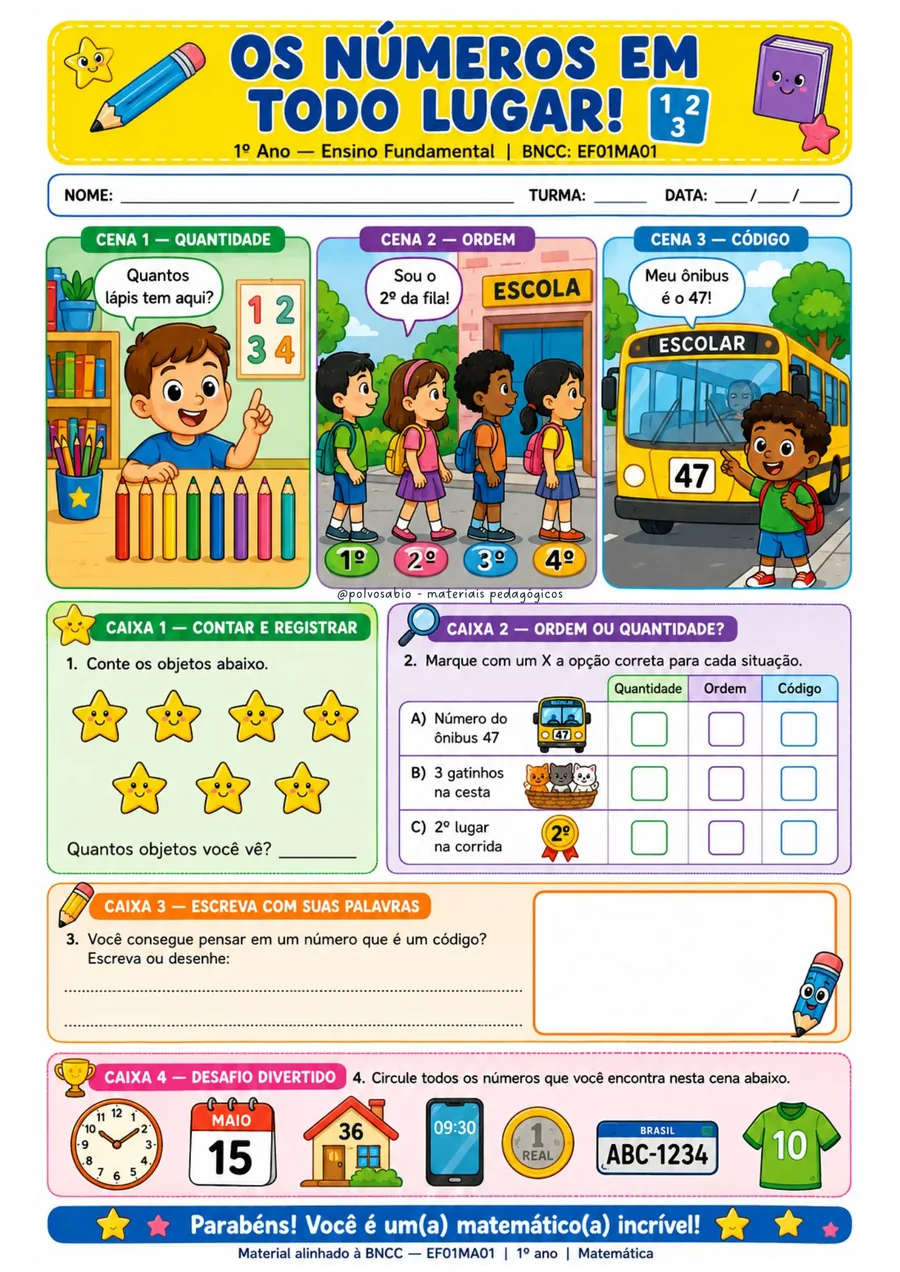 1º ano — Brincadeiras e jogos